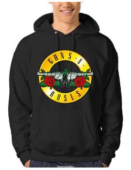 Μπλούζα Φούτερ με κουκούλα Guns n Roses