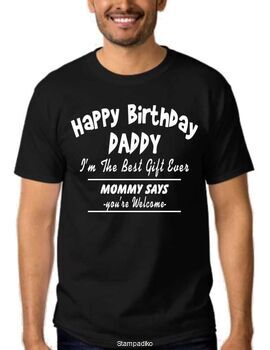 Μπλούζα t-shirt Happy Birthday Daddy