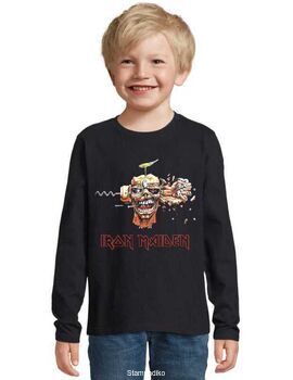 Παιδικό μπλουζάκι με στάμπα Iron Maiden Can I Play With Madness
