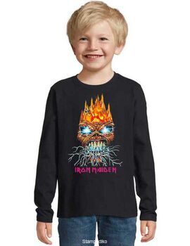 Παιδικό μπλουζάκι με στάμπα Iron Maiden