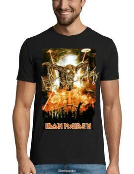 Heavy metal t-shirt με στάμπα Iron Maiden Fear of the Dark