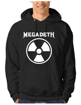 Μπλούζα Φούτερ με κουκούλα Megadeth Rust In Peace Radioactive Hoodie