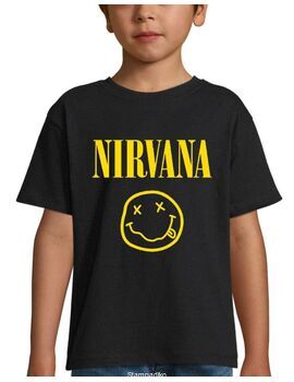 Παιδικό μπλουζάκι με στάμπα Nirvana