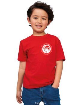 Μπλουζάκι με στάμπα Ολυμπιακού