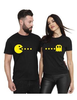 Mπλουζάκια με στάμπα Pac Man Couple Τ-shirts & Hoodies - Matching Couple T-shirts& Hoodie -Set