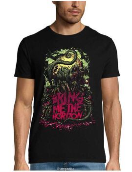 Rock t-shirt  με στάμπα  Bring Me the Horizon Dinosaur