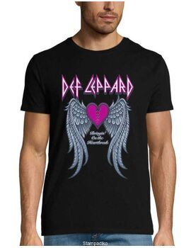 Rock μπλούζα  με στάμπα Def Leppard bringin on the heartbreak T-Shirt