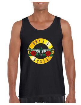 Αμάνικο μπλουζάκι Tank Top Guns N' Roses Distressed Bullet