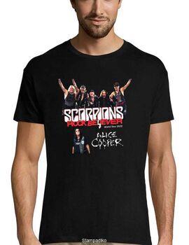 Rock t-shirt με στάμπα Scorpions Rock Believer Tour Athens 2022