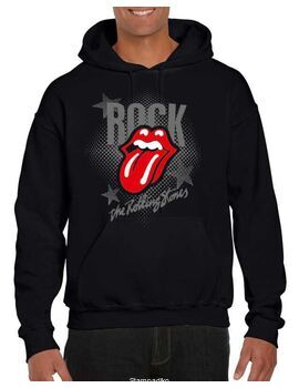 Μπλούζα Φούτερ με κουκούλα Rolling Stones Tongue Star