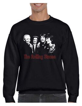 Μπλούζα Φούτερ με στάμπα Rolling Stones The band