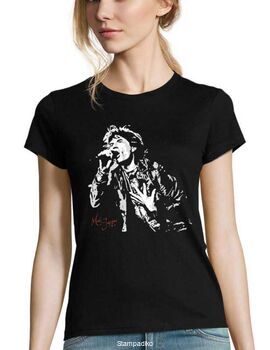 Γυναικείο Rock μπλουζάκι με στάμπα Rolling Stones Mick Jagger