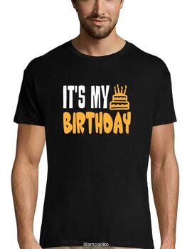 Mπλούζα με στάμπα γενεθλίων  It's my birthday t-shirt