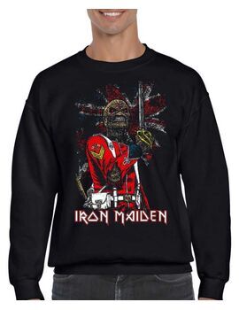 Μπλούζα Φούτερ με στάμπα Iron Maiden