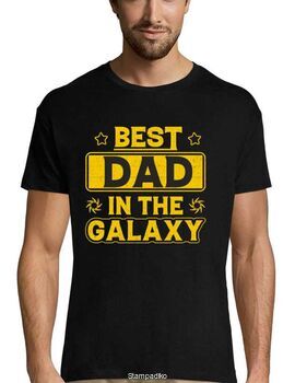 Mπλούζα με στάμπα Best Dad in The Galaxy Essential T-Shirt