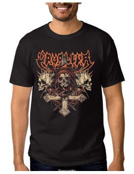 Heavy metal t-shirt Black με στάμπα Cavalera Conspiracy