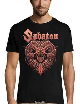 Heavy metal t-shirt με στάμπα Trending Sabaton Band