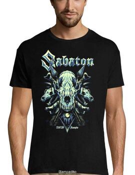 Heavy metal t-shirt με στάμπα Sabaton