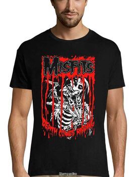 Rock t-shirt με στάμπα Misfits Death Comes Ripping