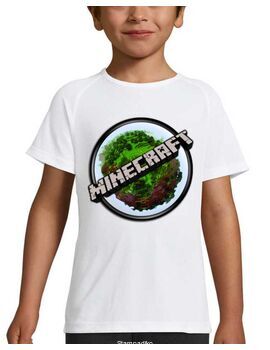 Μπλουζάκι με στάμπα Minecraft Pocket Edition Roblox