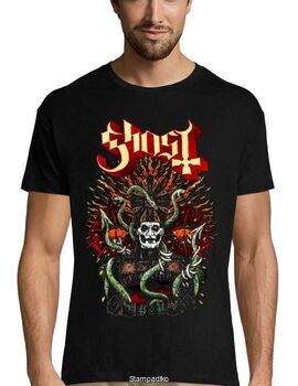 Heavy metal t-shirt με στάμπα Ghost Papa