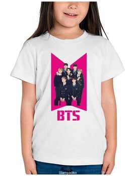 Mπλούζα με στάμπα BTS pink group of men smilings