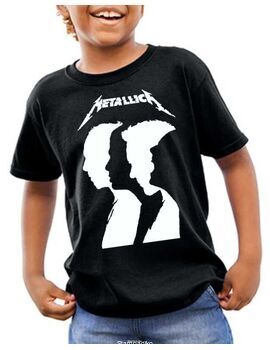 Παιδικό μπλουζάκι με στάμπα Metallica Band Silhouette
