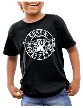 Παιδικό μπλουζάκι με στάμπα Guns N' Roses Bullet white Logo