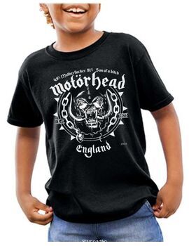 Παιδικό μπλουζάκι με στάμπα 49% Mother Fucker 51% Son Of A Bitch Lemmy Motorhead