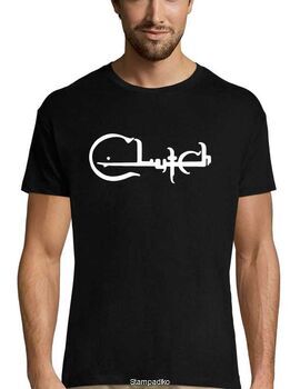Rock t-shirt Black με στάμπα Clutch band