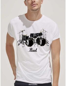 Mπλούζα με στάμπα Pearl Drums