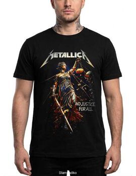 Heavy Metal Black t-shirt Metallica and Justice for All