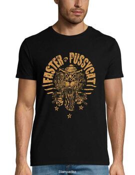 Μπλούζα με στάμπα Faster Pussycat – Sleaze Rock Style