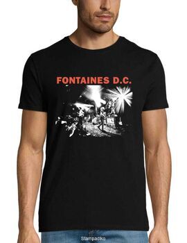 Μπλουζάκι T-Shirt unisex Fontaines D.C. – Στάμπα Live Concert σε DTF εκτύπωση