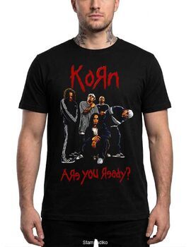 Μπλούζα με στάμπα Korn Nu-Metal - Are You Ready Design