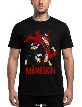 Μπλούζα με στάμπα Måneskin - Modern Glam Rock Design