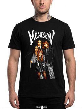 Μπλούζα με στάμπα Måneskin Glam Rock - Band Portrait Design