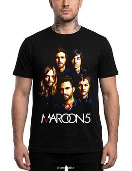 Μπλούζα με στάμπα Maroon 5 Pop Rock - Band Members Design