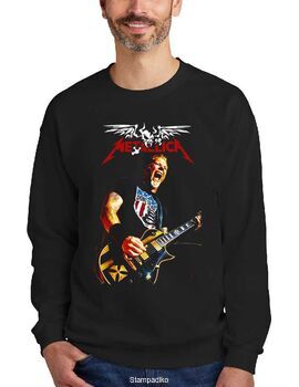 Φούτερ με στάμπα Metallica Heavy Metal - James Hetfield Design
