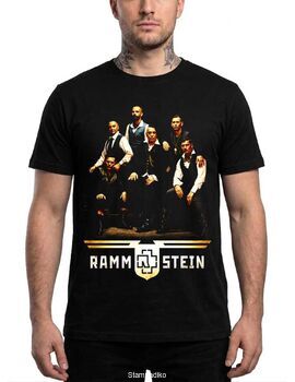 Μπλούζα με στάμπα Rammstein Industrial Metal - Band Portrait Design