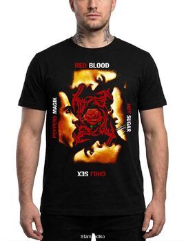 Μπλούζα με στάμπα Red Hot Chili Peppers Alternative Rock - Blood Sugar Sex Magik Design
