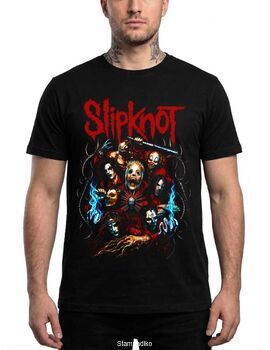 Μπλούζα με στάμπα Slipknot Heavy Metal - Band Masks Design