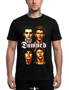 Μπλούζα με στάμπα The Damned Punk Rock - Band Portraits Design