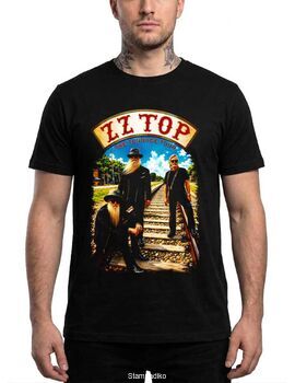 Μπλούζα με στάμπα ZZ Top Classic Rock - The Tonnage Tour Design