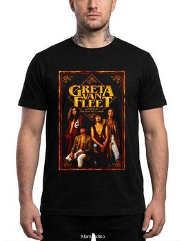 Μπλούζα με στάμπα Greta Van Fleet Classic Rock - Vintage Anthem Design