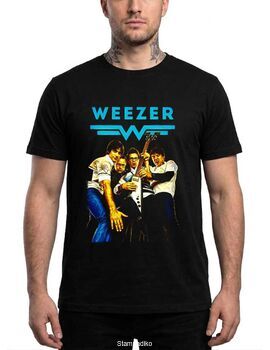 Μπλούζα με στάμπα Weezer Alternative Rock - Flying V Guitar Design