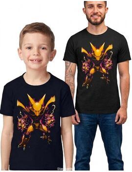 Μπλούζα με στάμπα Alakazam "Psychic Blast" - Pokemon Art