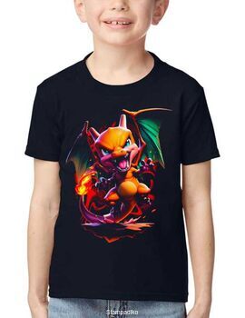 Παιδική Μπλούζα Charizard Pokemon "Battle Stance" 3D Artwork