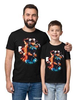 Μπλούζα Chun-Li vs Mai Fighting Icons - Παιδική & Ανδρική