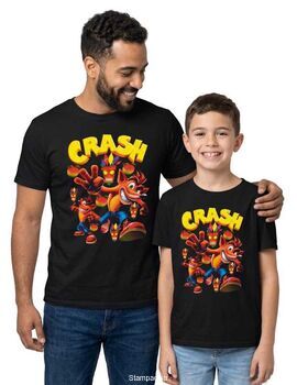 Μπλούζα με στάμπα Crash Bandicoot Aku Aku Squad - Παιδική & Unisex